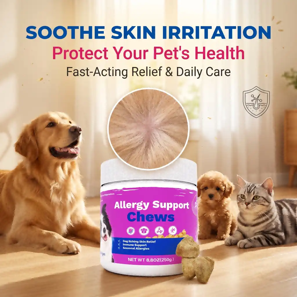 Anti-Allergy Chewable Supplements for Dogs